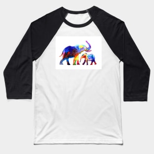 Family elephants Baseball T-Shirt